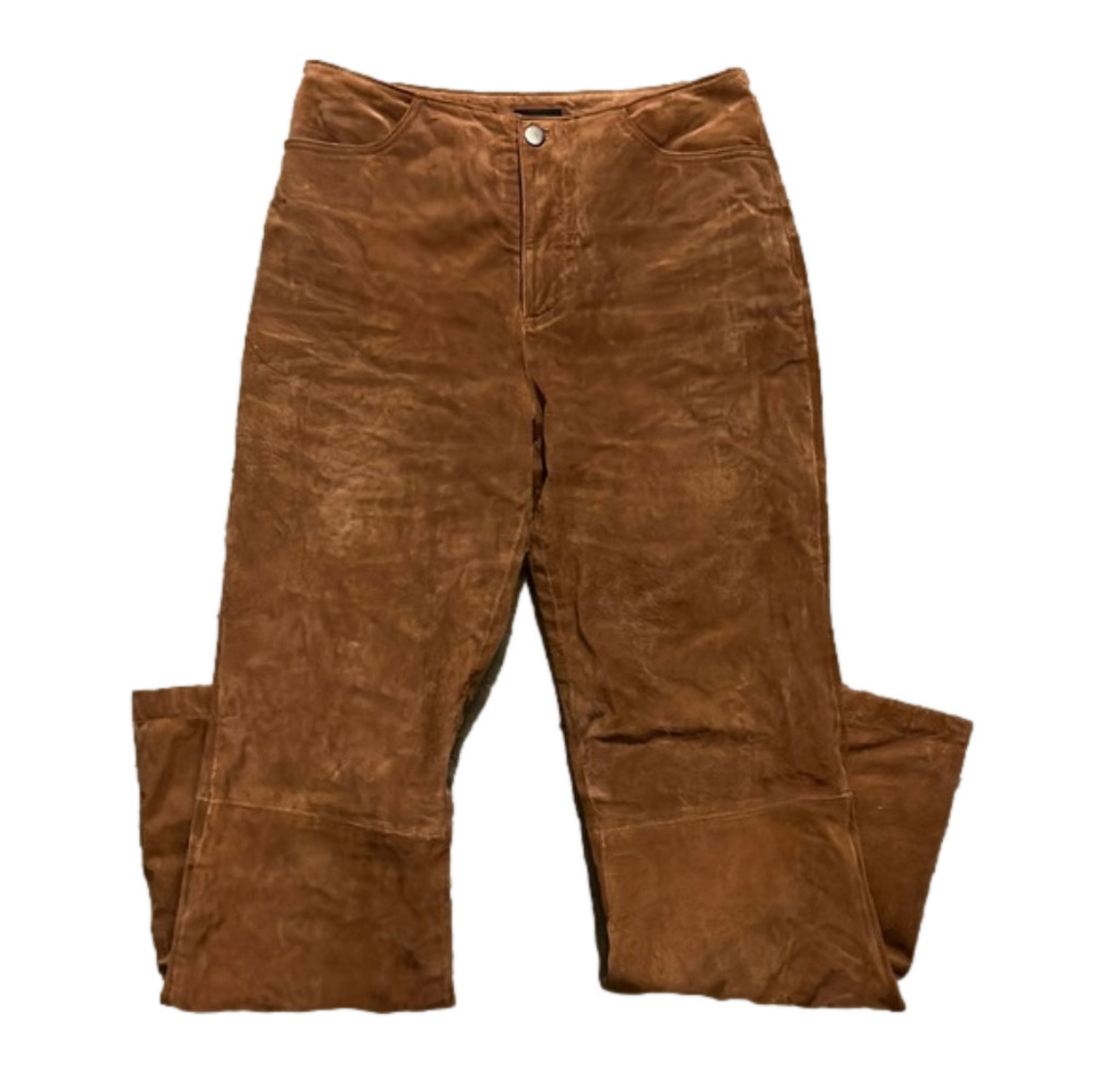 Mossimo 100% leather bootcut pants